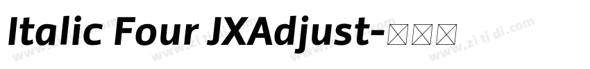Italic Four JXAdjust字体转换